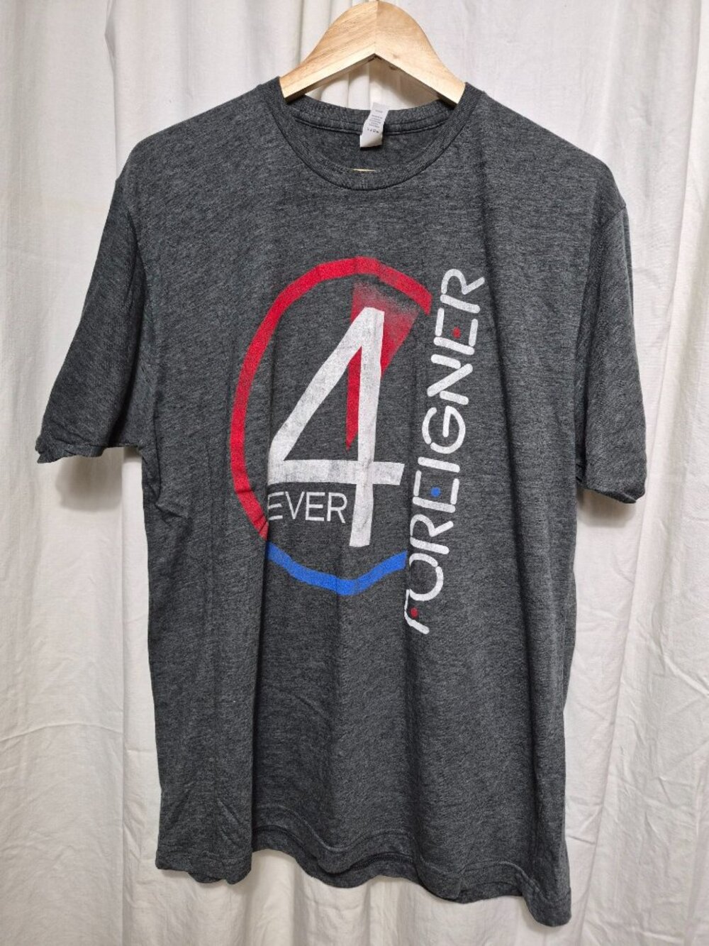 Tultex Foreigner 4 Ever The Farewell Tour 2023 Music Band Concert Tee